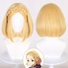 Princesa Zelda de cardamomo Zelda leyenda de la renovación salvaje cabello corto peluca de cosplay de Zelda