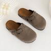 Pantuflas Infantiles 2024 Zapatos de Niña Boken Pantuflas Planas Zapatos Infantiles Puntera Zapatos de Medio Uso