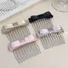Peine para el Cabello con Lazo de Satén Estilo Ballet, Nuevo Peine Invertido, Pinza para Flequillo Lateral, Pasador de Princesa de Corona Alta, Accesorio para el Cabello