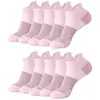 Calcetines Deportivos para Correr Transfronterizos de Amazon para Mujer, Calcetines Cortos para Hombres para Deportes al Aire Libre, Entrenamiento Físico, Maratón, Acolchados de Algodón y Transpirables