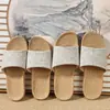 Zapatillas de Lino Eva Nuevas de Cuatro Estaciones para Mujer Uso en Casa de Verano para Parejas Sandalias Antideslizantes de Suela Suave para Hombre