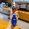 Cachorro Robô Mecânico Transformável Divertido Modelo Arma Chaveiro Pingente Criativo Móvel Chaveiro de Bolsa Pequeno Ornamento