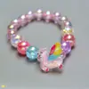 Pulsera de estudiante explosión de red social para mujer, cristal de hielo, dibujos animados, perro de jade, conejo, rábano, pulsera de cuentas de plato dulce, venta al por mayor