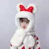 Gorro Bufanda Todo en Uno Protección para el Cuello Sombrero de Bebé Otoño e Invierno Lindo Súper Lindo Niños Niñas Invierno Niños Sombrero con Protección para las Orejas