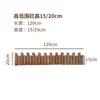Macetero de Madera Carbonizada Anticorrosión Patio Valla de Madera Plástica Barandilla de Valla Alrededor de Maceta Valla de Madera Maciza para Exteriores Estilo Pastoral