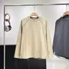 Camiseta Deportiva de Ciclismo de Manga Larga con Empalme de Color Contrastante Mismo Estilo para Hombre y Mujer, Cuello Redondo, Camiseta Básica Moderna 8669