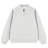 Ropa ACU para Hombre Sudadera minimalista de estilo americano con cuello alto para hombre, nuevo producto Otoño e Invierno 2026, manga raglán, top holgado y cómodo para hombre