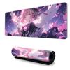 Mouse Pad para Jogo Estilo Anime Super Grande Borda Travada Menino E-sports Jogo Computador Pad Grande para Teclado Espessado Antiderrapante