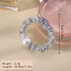 Goma para el Cabello de Organza Estilo Coreano Ultra-Hada con Perlas Artificiales, Cuerda para el Cabello de Gama Alta, Accesorio para el Cabello de Malla, Goma para Moño, Banda Elástica para Mujer