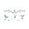 Colección Rui Ka Long: Pegatinas de Tatuaje con Patrón Seductivo para Clavícula y Pecho, Pegatinas de Tatuaje Sexy, Diseño Floral de Larga Duración con un Toque de Lujo