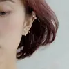 Explotaciones Transfronterizas Diamante Bola Clavo de Oreja 2025 Super Destello Tendencia Acero de Titanio de Alta Calidad Tipo C Clavo de Oreja Clavo de Nariz Aro de Oreja Pendientes