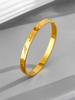 Venta al por mayor de fábrica Pulsera LOVE Acero Inoxidable Pulsera Amor Eterno Apertura Chapado en Oro Joyería que no se Cae Letras Inglesas