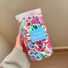 Gomas para el Cabello Estilo Coreano en Lata, 400 Piezas, Anillos de Toalla Plegados de Colores Graduados, Bandas para el Cabello Lisas de Colores Caramelo para Niñas