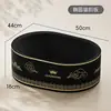 Placa de arranhar para gatos de papelão preto ondulado espesso, ninho para gatos resistente ao desgaste e que não solta pelos, ninho de arranhar para gatos integrado, placa de arranhar para gatos, bacia para afiar garras