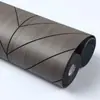 Pegatinas de pared decorativas con imitación de madera autoadhesivas, pegatinas de pared con rejilla de ranura ultra 3D, decoración de pared impermeable, pegatinas de pared para fondo de TV