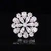 Conjunto Versátil de Broches Totalmente Cravejados para o Dia a Dia, Broches de Floco de Neve, Borboleta e Flor, Acessórios Anti-Exposição para Lembrancinhas, Atacado