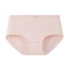 Cueca Antibacteriana 10A Algodão Puro Feminina Laço Cueca Fofa para Menina Cor Pura Cueca Elegante Respirável para Mulheres