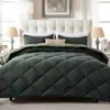 Kit de Ropa de Cama de Tres Piezas para Hotel y B&B de Venta Caliente Transfronteriza Gama Alta Europea y Americana Comercio Exterior Acolchado Cepillado Color Sólido