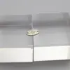 Etiqueta de Metal Costurada à Mão com Letras em Inglês, Fivela Retangular com Letra, Etiqueta para Roupa, Fivela Decorativa para Sapatos e Chapéus, Acessórios para DIY de Colares