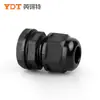 Conector de Nylon con Agujero Plano Poroso Cabezal de Fijación de Cable de Dos Agujeros Cabezal de Prensaestopas M25 Conector Impermeable para Cable de Múltiples Conductores