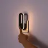 Luz de Noche con Control de Luz Cuerpo de Lámpara Gy062 Giratorio 180 grados Regulable Sensor de Pasillo Mesita de Noche Luz Nocturna