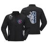 Comercio Exterior Europeo y Americano Nueva Chaqueta Cardigan Casual para Hombre Estampado de Logo de Coche para Hombre Logo Exterior Chaqueta con Logo de Coche Personalizado