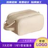 Novo de Fábrica Transfronteiriço Pu Bolsa de Cosméticos de Grande Capacidade Ins Mesmo Estilo Bolsa de Cosméticos Coreana Bolsa de Cosméticos para Viagem