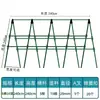 Hastes de Suporte para Plantas Revestidas de Plástico para Construção de Estruturas de Treliça, Tubos de Aço para Vegetais para Plantas Trepadeiras, Feijões, Tomates, Pepinos, Extra Grandes