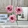3 Rosas de Diamante Artificial para Decoración de Salón de Bodas, Arreglo Floral para Pasillo de Boda, Paisajismo de Rosas en Cascada de Centro Comercial