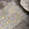 Adesivos de Nail Art Céu Luxo de Alta Qualidade Estilo Borboleta Dunhuang Folha de Ouro com Adesivo Atrás Adesivos de Unha Relevo Sombra de Borboleta Dunhuang