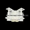 Conector sem Solda para Fita de LED Cob 8mm Conector de Fita de Luz Mini Fivela de Cristal Transparente Sem Sombreamento