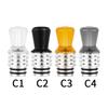 510 Largo Acero Inoxidable + Plástico Acrílico Pom Pei Pajita Conector Único Goteo