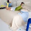 Colcha de Verão Classe A para Mães e Bebês em Nylon e Elastano com Gelo de Seda e Fibra de Soja para Resfriamento Colcha de Ar Condicionado Caixa de Presente Venda por Atacado