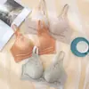 Sujetador de Lactancia sin Alambres para Mujer, Apertura Frontal, Posparto, Anticaída, Sujetador de Maternidad Ajustable, Estilo Delgado