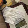 Bragas Sin Costuras de Seda de Hielo Japonesa con Entrepierna Antibacteriana 7A para Niñas Sexy Puro Deseo Estilo Girlish Algodón Puro en la Entrepierna Puro Deseo