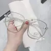 Livro Capuz Vermelho com Óculos Anti-azul Feminino Ultra Leve TR com Rosto Vermelho Liso Óculos Pequenos Planos para Internet