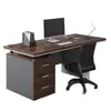 Combinação de Mesa e Cadeira de Escritório Mesa Simples de Escritório Mesa para Chefe Mesa para Funcionários Mesa de Computador para Quarto em Casa