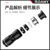 Conector Neumático Rápido Negro Tubo de Aire Enchufe Rápido Pu6 Conector Recto de Tres Vías Pe Py8/10/12Mm Accesorios