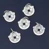 Plata de ley S925 murciélago Fu delante de la etiqueta del colgante retro viejo DIY material de cuentas hecho a mano accesorios de joyería