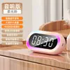 Fábrica de Origen Nuevo Modelo Privado Transfronterizo Altavoz Bluetooth Inalámbrico Reloj Despertador Mini Tarjeta Audio Regalo Venta al por Mayor