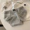 Estilo Retro Francés Encaje de Pura Pasión Niñas Ropa Interior 100% Algodón Entrepierna de Algodón Lazo Calzones para Niñas Mujeres