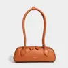 2026 Nova Bolsa Tendência Retrô Estilosa de Couro Genuíno para Dachshund Bolsa Simples Baguete de Ombro para Mulheres Bolsa de Ombro Cool e Chique