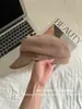 Amor de Hepburn~ Nuevo Estilo de Verano Boina con Forma de Paja para Mujer, Estilo Coreano, Elegante Retro de Moda para el Día a Día Gorra de Pato