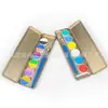 Caja de hojalata metálica de exportación, 6 compartimentos, 5 g, juego de pintura a base de agua prensada producido en masa, fácil de limpiar, fácil de aplicar