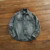 Chaqueta de mezclilla vintage lavada estilo americano, ligera, unisex, nueva colección de otoño, camisa de trabajo de manga larga para parejas