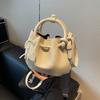 Bolsa plissada de alta qualidade transfronteiriça para mulheres 2024 Novo nicho elegante bolsa de ombro All-match personalizada Crossbody Bag