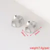 Brincos Texturizados de Alta Qualidade Europeus e Americanos da Moda para Mulheres, Design Tridimensional de Flor e Estrela do Mar em Aço Inoxidável, Brincos Simples de Nicho