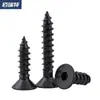 Tornillo autorroscante de cabeza hexagonal avellanada de acero inoxidable 304, grado 8.8, niquelado, M4M5
