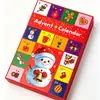 Calendário Contagem Regressiva Boneco de Neve de Natal Caixa de Embalagem com 24 Compartimentos Calendário de Contagem Regressiva de Natal Caixa Surpresa