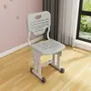 Cadeira Elevatória Escolar Simples, Cadeira para Estudo em Casa, Cadeira de Escrita para Aluno do Ensino Fundamental, Banco para Mesa Infantil, Cadeira com Encosto para Quarto de Estudante